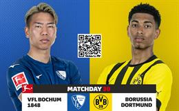 Link xem trực tiếp Bochum vs Dortmund 1h30 ngày 29/4 (Bundesliga 2022/23)