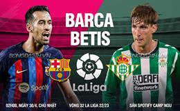 Nhận định Barcelona vs Betis (02h00 ngày 30/4): Chưa hết chủ quan