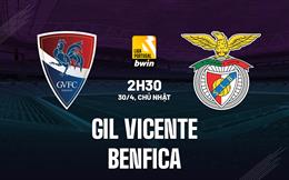 Nhận định Gil Vicente vs Benfica 2h30 ngày 30/4 (VĐQG Bồ Đào Nha 2022/23)