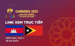 Trực tiếp Campuchia vs Đông Timor link xem VTV5 SEA Games 32 hôm nay