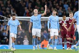 Những con số không thể bỏ qua sau trận Man City 3-0 West Ham