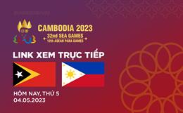 U22 Timor Leste vs U22 Philippines link xem trực tiếp SEA Games 32 hôm nay