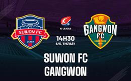 Nhận định Suwon FC vs Gangwon 14h30 ngày 6/5 (VĐQG Hàn Quốc 2023)