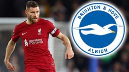 James Milner rời Liverpool cập bến Brighton