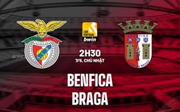 Nhận định Benfica vs Braga 02h30 ngày 7/5 (VĐQG Bồ Đào Nha 2022/23)