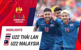 Video tổng hợp: U22 Thái Lan - U22 Malaysia (Bảng B SEA Games 32)