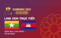 U22 Myanmar vs U22 Campuchia link xem trực tiếp VTV5 SEA Games 32