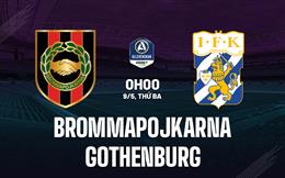 Nhận định Brommapojkarna vs Goteborg 00h00 ngày 9/5 (VĐQG Thụy Điển 2023)