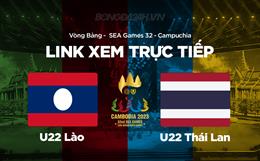 Trực tiếp VTV5 U22 Lào vs U22 Thái Lan link xem SEA Games 2023 hôm nay