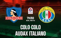 Nhận định Colo Colo vs Audax Italiano 7h30 ngày 10/5 (VĐQG Chile 2023)