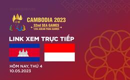 Trực tiếp VTV5 Campuchia vs Indonesia link xem SEA Games 32 hôm nay