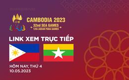 Trực tiếp U22 Philippines vs U22 Myanmar link xem SEA Games 32 hôm nay