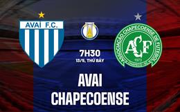 Nhận định bóng đá Avai vs Chapecoense 7h30 ngày 13/5 (Hạng 2 Brazil 2023)