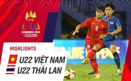Video tổng hợp: U22 Việt Nam - U22 Thái Lan (Bảng B SEA Games 32)