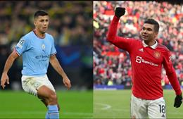 Rodri hay hơn Casemiro ở thời điểm hiện tại
