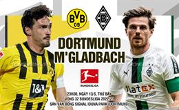 Nhận định Dortmund vs Monchengladbach 23h30 ngày 13/5 (Bundesliga 2022/23)