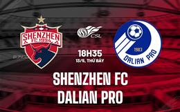 Nhận định Shenzhen FC vs Dalian Pro 18h35 ngày 13/5 (VĐQG Trung Quốc 2023)