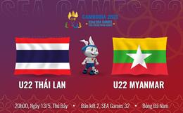 Đánh bại Myanmar, U22 Thái Lan vào chung kết SEA Games 32