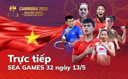 Kết quả SEA Games 32 ngày hôm nay 13/5: TTVN vượt mốc 80 HCV