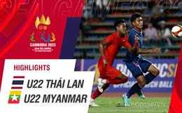 Video tổng hợp: U22 Thái Lan - U22 Myanmar (Bán kết SEA Games 32)