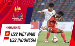 Video tổng hợp: U22 Việt Nam - U22 Indonesia (Bán kết SEA Games 32)