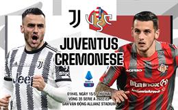 Nhận định Juventus vs Cremonese (01h45 ngày 15/5): Phân tâm vì Sevilla