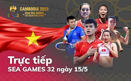 Kết quả SEA Games 32 ngày hôm nay 15/5: TTVN vượt chỉ tiêu đề ra