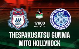 Nhận định Thespakusatsu Gunma vs Mito Hollyhock 17h00 ngày 17/5 (Hạng 2 Nhật Bản 2023)