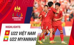 Video tổng hợp: U22 Việt Nam - U22 Myanmar (Tranh HCĐ SEA Games 32)