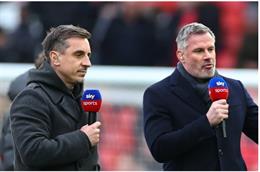 Jamie Carragher và Gary Neville bị troll vì dự đoán sai bét