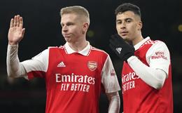 Arsenal mất Martinelli và Zinchenko hết mùa giải