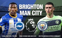 Nhận định Brighton vs Man City (02h00 ngày 25/5): Cỗ máy chưa dừng lại