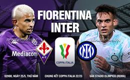 Nhận định Fiorentina vs Inter Milan (02h00 ngày 25/5): Tiến thêm một bước tới cú ăn 3