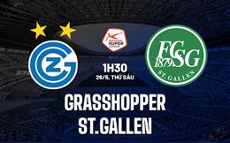 Nhận định Grasshopper vs St.Gallen 01h30 ngày 26/5 (VĐQG Thụy Sĩ 2022/23)