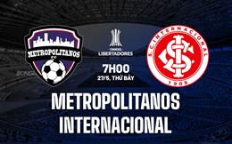 Nhận định Metropolitanos vs Internacional 7h00 ngày 26/5 (Copa Libertadores 2023)