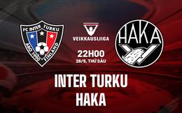 Nhận định bóng đá Inter Turku vs Haka 22h00 ngày 26/5 (VĐQG Phần Lan 2023)