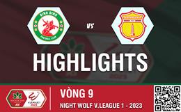 Video tổng hợp: Bình Định - Nam Định (Vòng 9 V-League 2023)