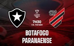 Nhận định Botafogo vs Paranaense 7h30 ngày 1/6 (Cúp quốc gia Brazil 2023)