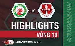 Video tổng hợp: Bình Định 1-1 Hải Phòng (Vòng 10 V-League 2023)