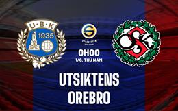 Nhận định - dự đoán Utsiktens vs Orebro 0h00 ngày 1/6 (Hạng 2 Thụy Điển 2023)