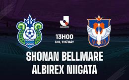 Nhận định Shonan Bellmare vs Albirex Niigata 13h00 ngày 3/6 (VĐQG Nhật Bản 2023)