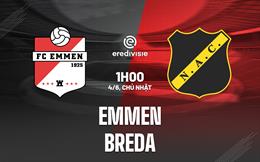 Nhận định Emmen vs Breda 1h00 ngày 4/6 (Playoff VĐQG Hà Lan 2023/24)