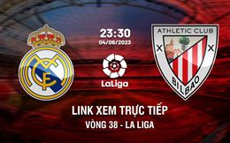 Link xem trực tiếp Real Madrid vs Bilbao 23h30 ngày 4/6 (La Liga 2022/23)