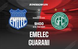 Nhận định - dự đoán Emelec vs Guarani 9h00 ngày 8/6 (Copa Sudamericana 2023)