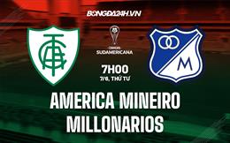 Nhận định America Mineiro vs Millonarios 07h00 ngày 7/6 (Copa Sudamericana 2023)