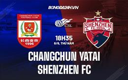 Nhận định Changchun Yatai vs Shenzhen FC 18h35 ngày 8/6 (VĐQG Trung Quốc 2023)