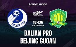 Nhận định Dalian Pro vs Beijing Guoan 18h35 ngày 9/6 (VĐQG Trung Quốc 2023)