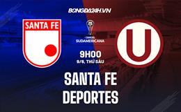 Nhận định Santa Fe vs Universitario 9h00 ngày 9/6 (Copa Sudamericana 2023)