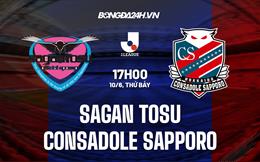 Nhận định Sagan Tosu vs Consadole Sapporo 17h00 ngày 10/6 (VĐQG Nhật Bản 2023)