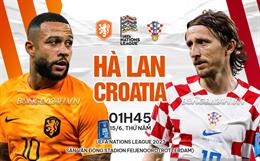 Nhận định Hà Lan vs Croatia (01h45 ngày 15/6): Chủ nhà quyết tâm giải khát danh hiệu